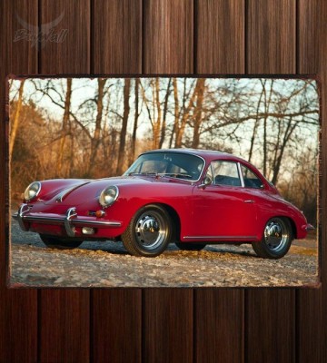 Металлическая табличка Porsche 356 SC Coupe